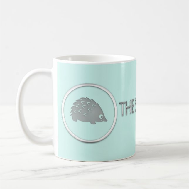The Silver Hedgehog Mug (Left)