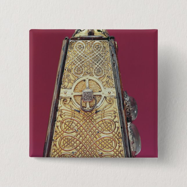 The silver side 15 cm square badge (Front)