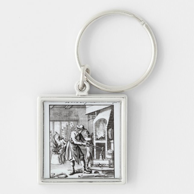 The Silversmith, 1718 Key Ring (Front)