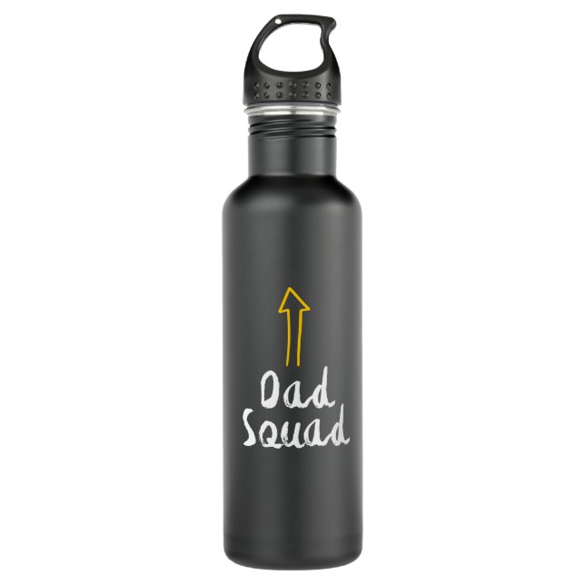 The Simple Dad Squad Water Bottle (Front)