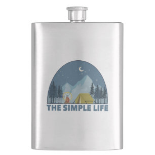 The Simple Life Camping Hip Flask