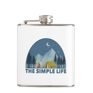 The Simple Life Camping Hip Flask