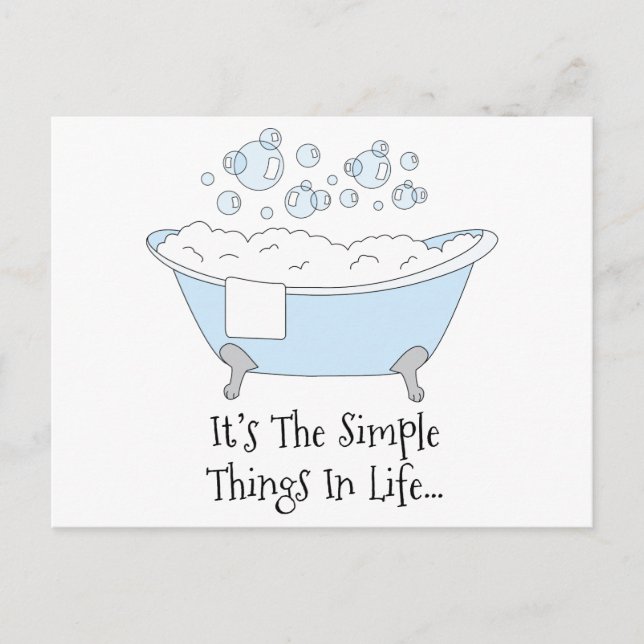The Simple Things Postcard (Front)