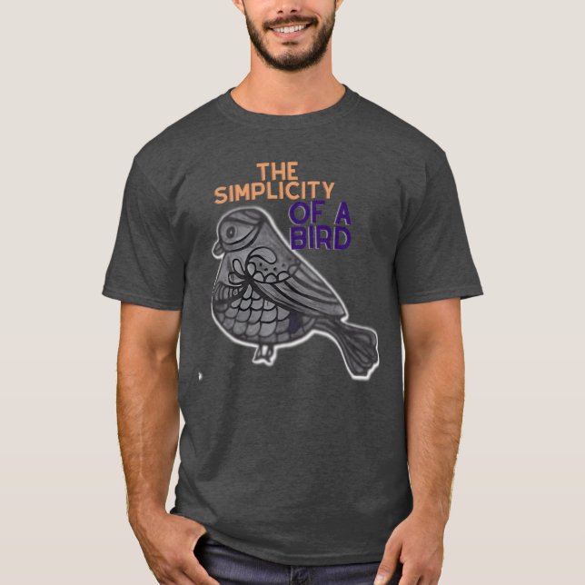 The simplicity of a bird friends T-Shirt (Front)