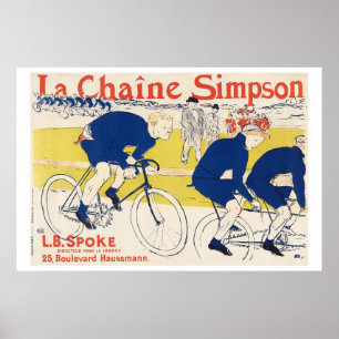 The Simpson Chain 1896 Henri de Toulouse-Lautrec Poster