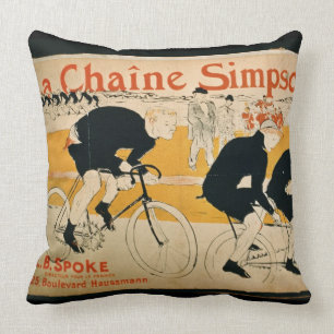 'The Simpson Chain', Paris (colour litho) Cushion