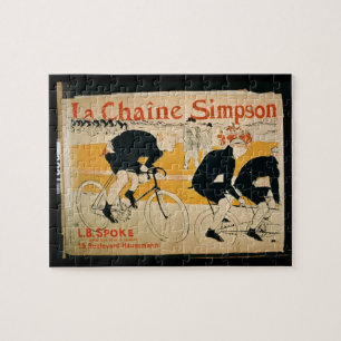 'The Simpson Chain', Paris (colour litho) Jigsaw Puzzle