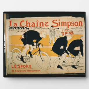'The Simpson Chain', Paris (colour litho) Plaque