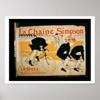 'The Simpson Chain', Paris (colour litho)