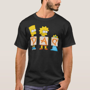 The Simpsons Father's Day Bart Lisa Maggie Dad T-Shirt