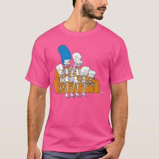 The Simpsons Skeletons Couch Gagreehouse of Horror T-Shirt