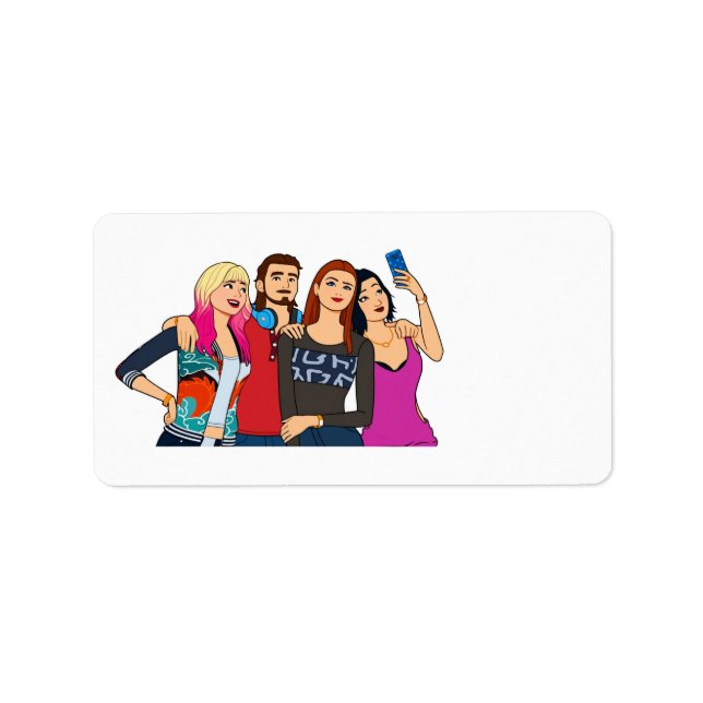 The sims 4 label (Front)