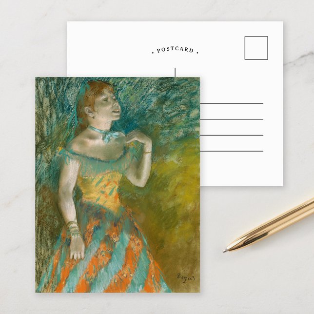 The Singer in Green | Edgar Degas Postcard (Creator Uploaded)