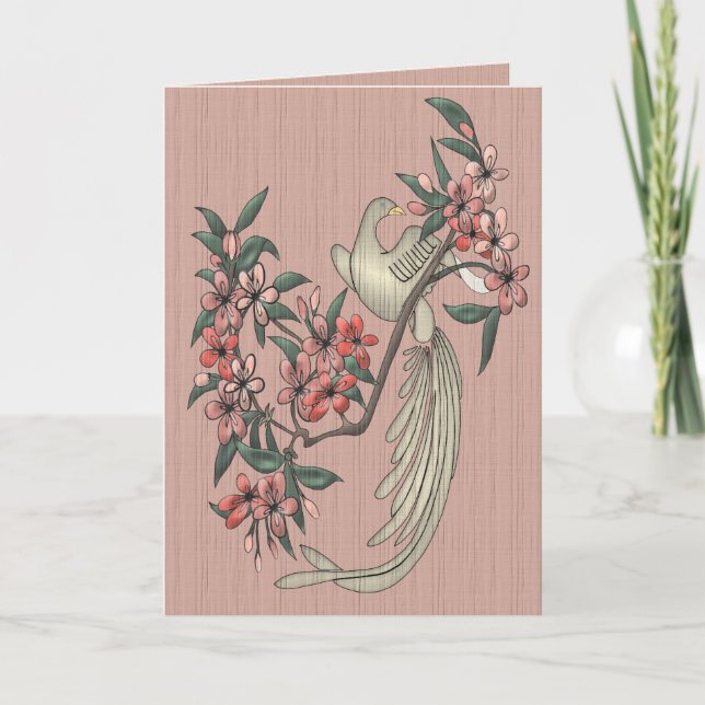 The Singing Bird Card (Front)