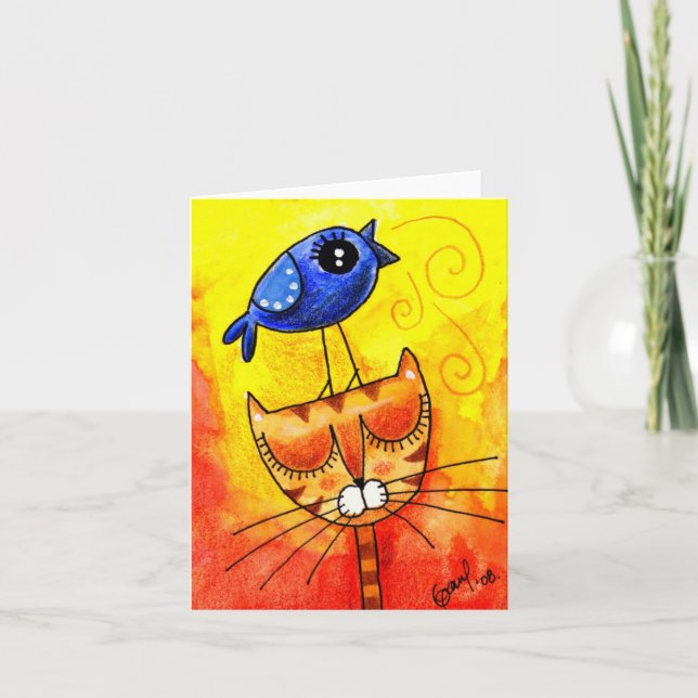 The Singing Crow - Card (Front)