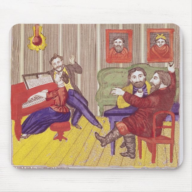The Singing Lesson Mouse Pad (Front)
