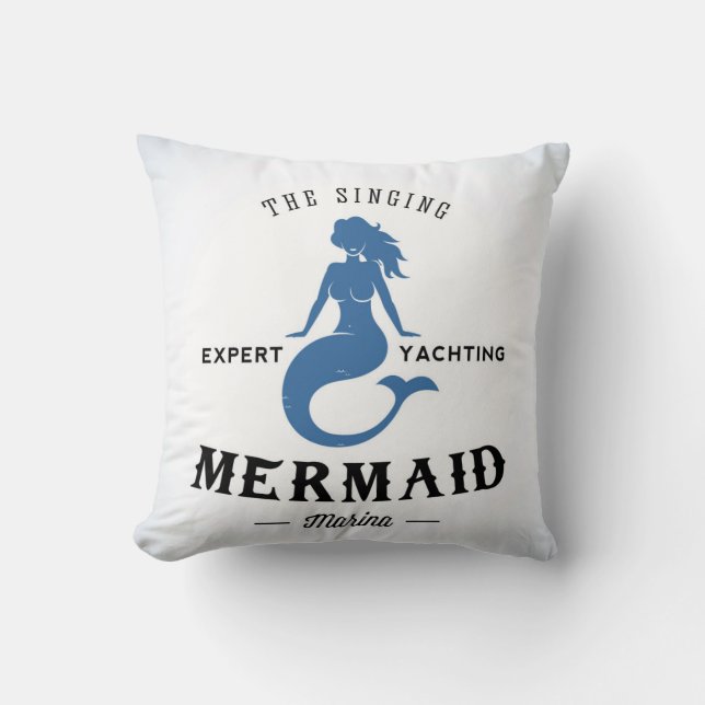The Singing Mermaid Poster Cushion (Front)