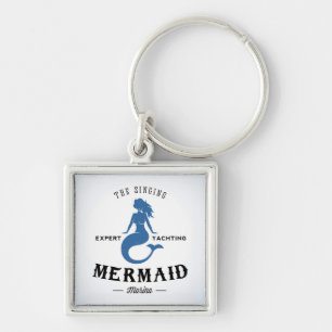 The Singing Mermaid Poster Key Ring