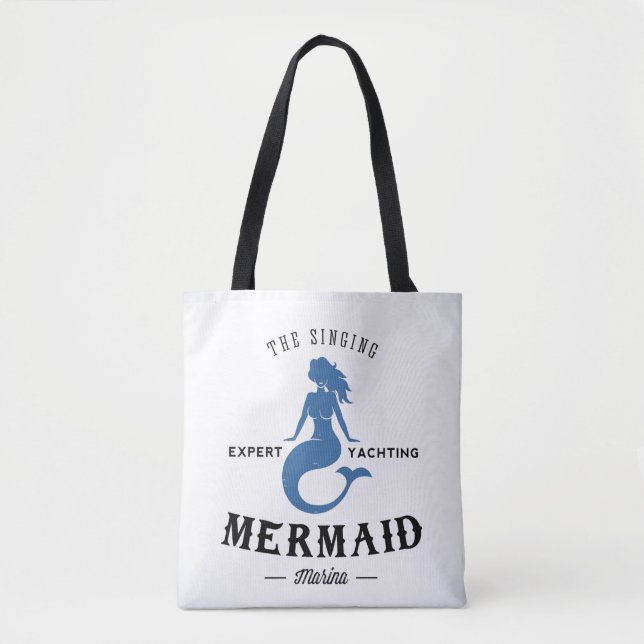 The Singing Mermaid Poster Tote Bag (Front)