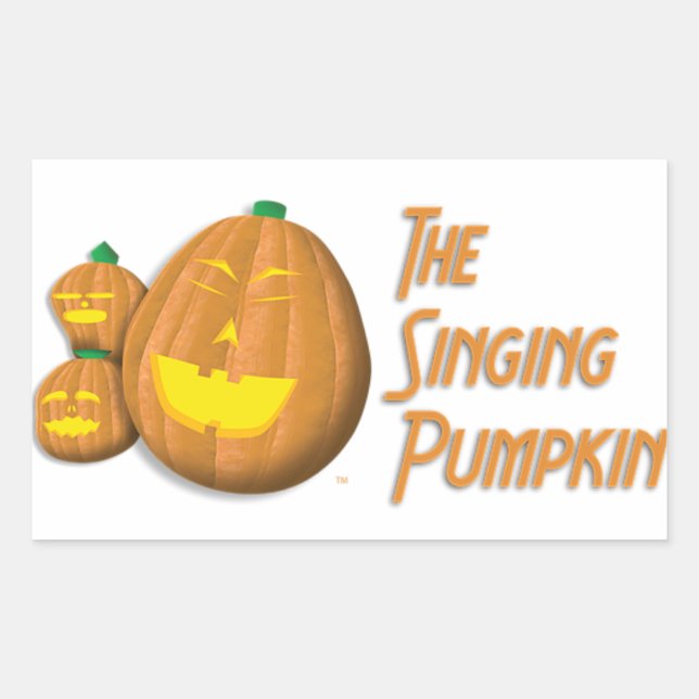 The Singing Pumpkin stickers (Front)