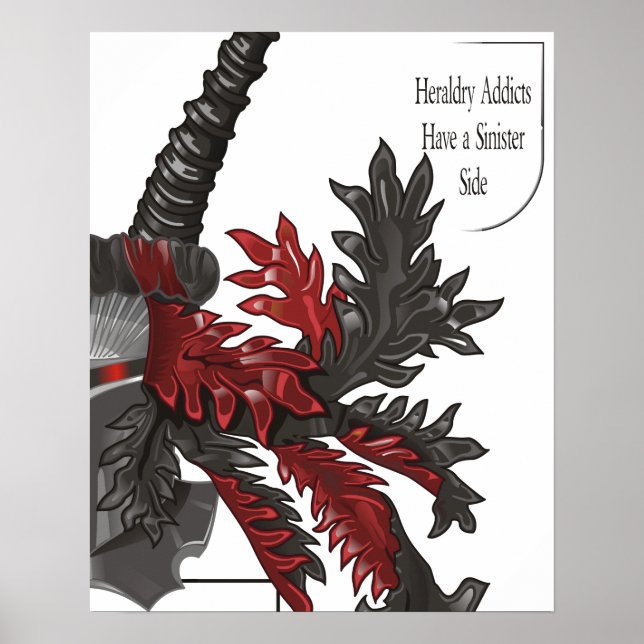 The Sinister Side of Heraldry Poster (Front)