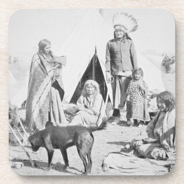 The Sioux Reservation at Pine Ridge, South Dakota, Coaster (Front)