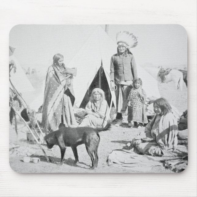 The Sioux Reservation at Pine Ridge, South Dakota, Mouse Pad (Front)