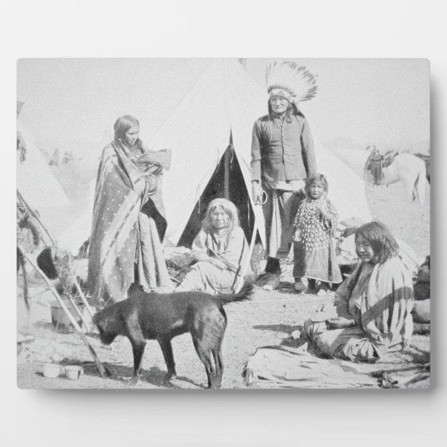 The Sioux Reservation at Pine Ridge, South Dakota, Plaque (Front)