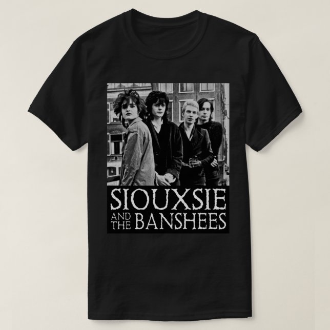 The Siouxsie and the Banshees Poster T-Shirt (Design Front)
