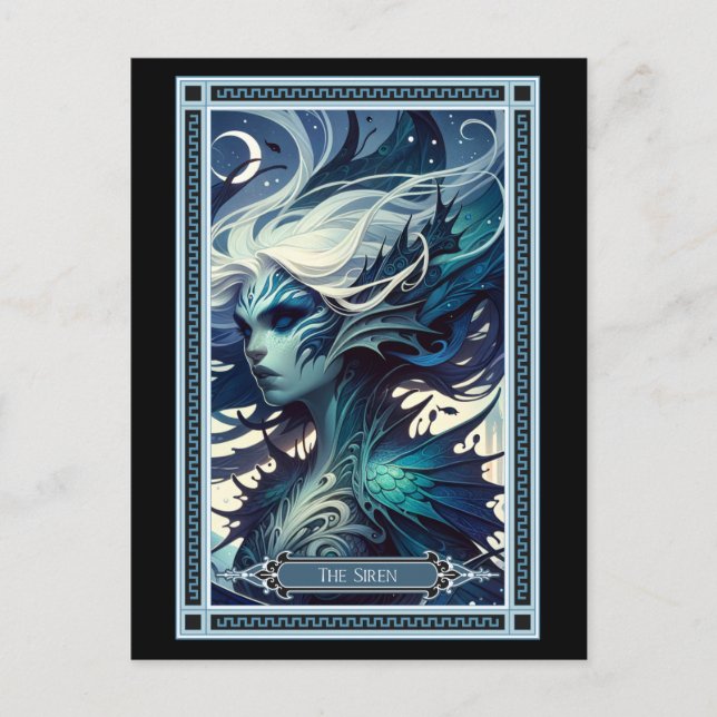 The Siren Tarot Card (Front)