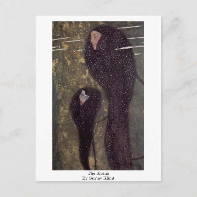 The Sirens By Gustav Klimt Postcard (Front)