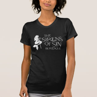 The Sirens of Sin logo with tagline women's fit T-Shirt