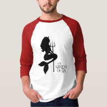 The Sirens of Sin Men's Fit 3/4 Sleeve Icon Shirt