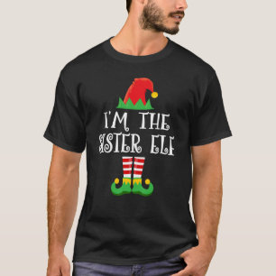 The Sister Elf Family Matching Group Christmas T-Shirt