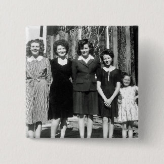 The sisters 15 cm square badge