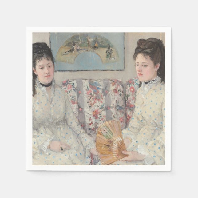 The Sisters (by Berthe Morisot) Napkin (Front)