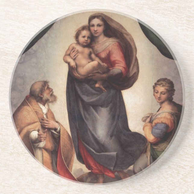 The Sistine Madonna Coaster (Front)