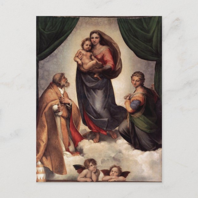 The Sistine Madonna Postcard (Front)