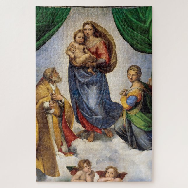 The Sistine Madonna | Raphael | Jigsaw Puzzle (Vertical)