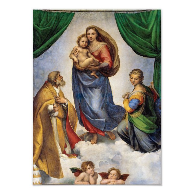 The Sistine Madonna | Raphael | Photo Print (Front)