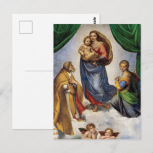 The Sistine Madonna   Raphael   Postcard
