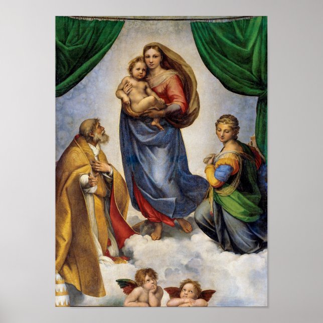 The Sistine Madonna | Raphael | Poster (Front)
