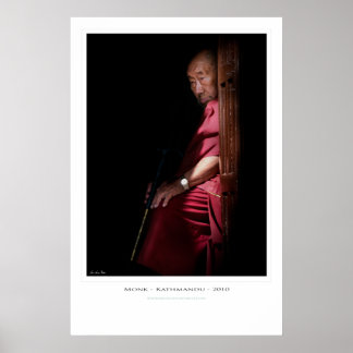 The Sitting Monk Print