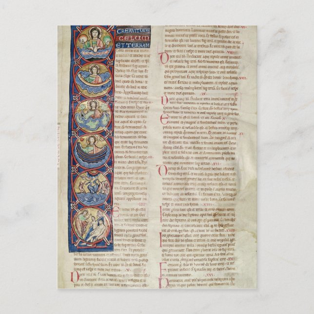 The Six Days of the Creation Postcard (Front)