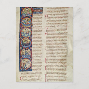 The Six Days of the Creation Postcard
