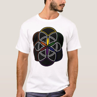 The Six Infinity Petals of the Seed of Life T-Shirt