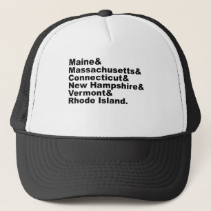 The Six Northeast States That Make Up New England Trucker Hat