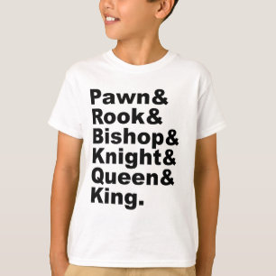 The Six Pieces From The Game Called Chess T-Shirt