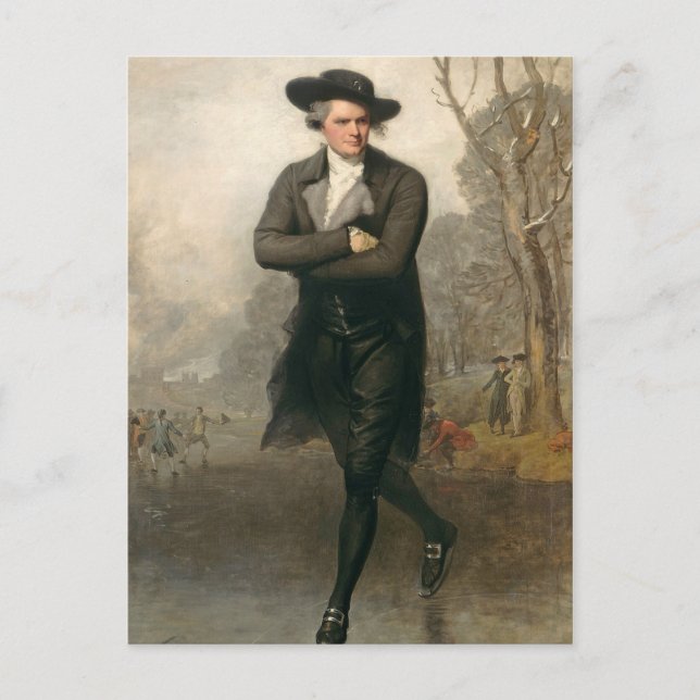 The Skater (Portrait of William Grant) Postcard (Front)