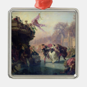 The Skaters Metal Ornament